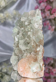 Sugar Coated Green Apophyllite with Stilbite