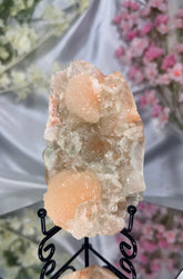 Sugar Coated Green Apophyllite with Stilbite