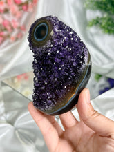 Uruguay Amethyst with Stalactites F