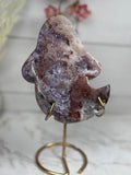 Pink Amethyst Ghost Carving A10004