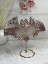 Pink Amethyst Bat Carving A10010