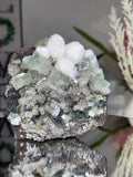 Yellow and Green Zoned Apophyllite with Mordenite