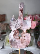 Pink Amethyst Guitar Carving A10210