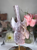 Pink Amethyst Guitar Carving A10209