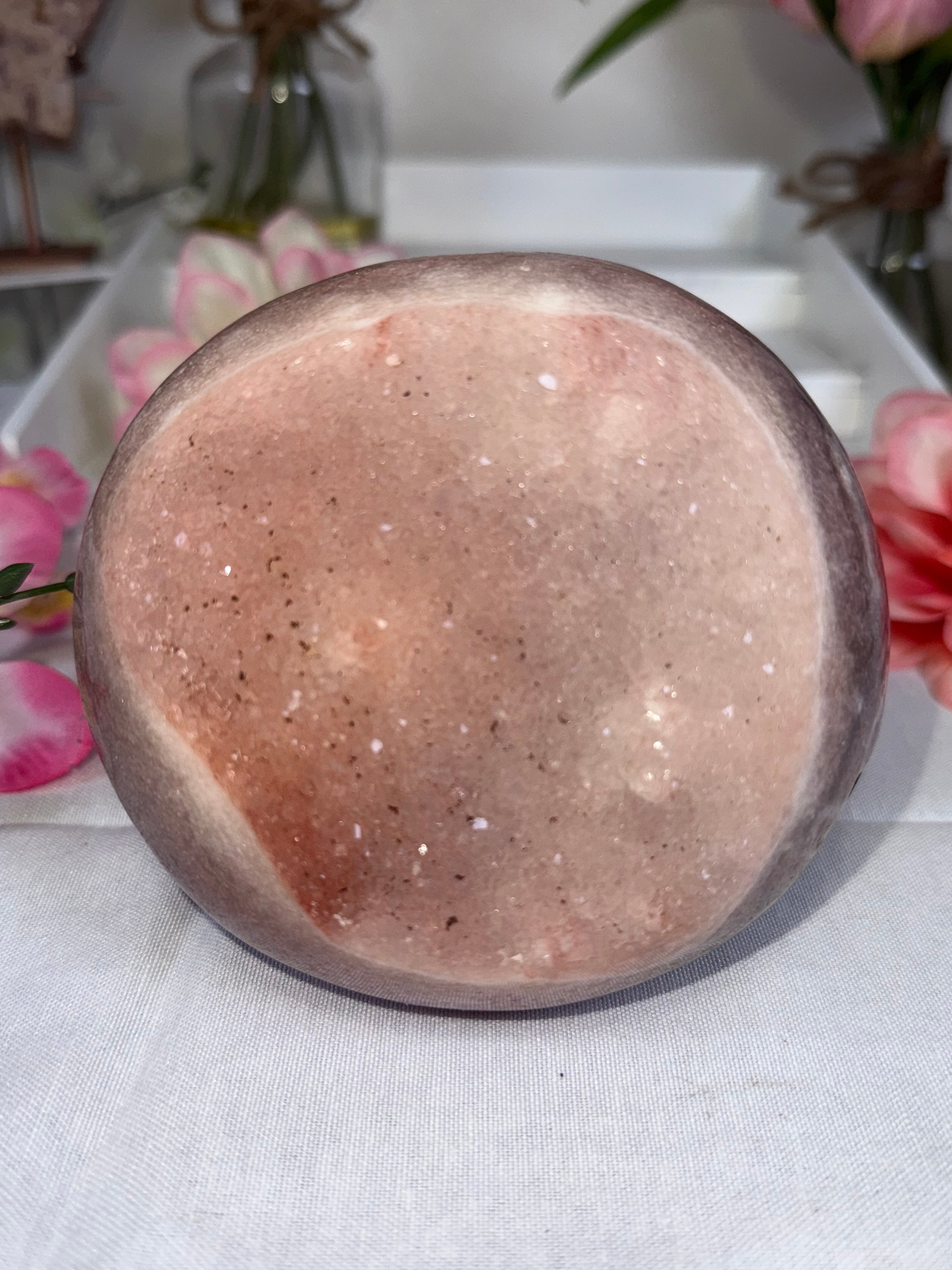 Pink Amethyst Mushroom A10056