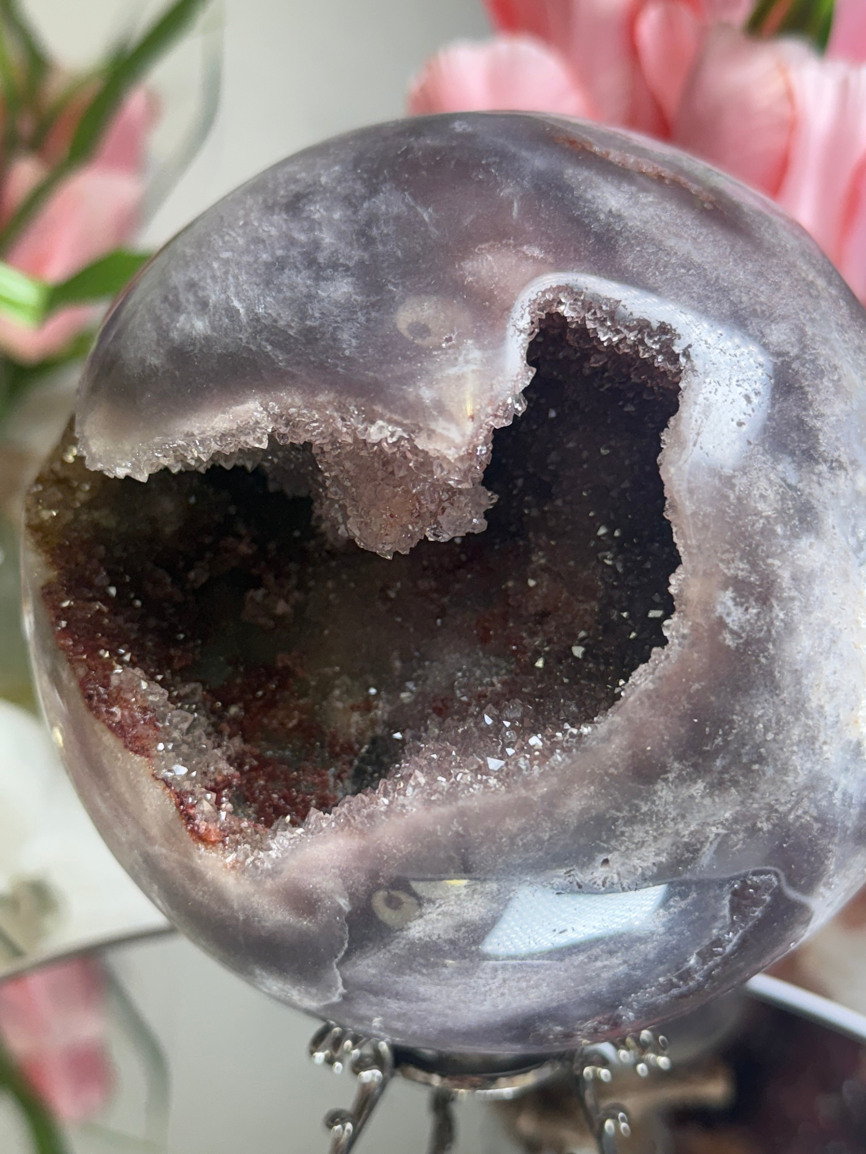 Pink Amethyst Sphere