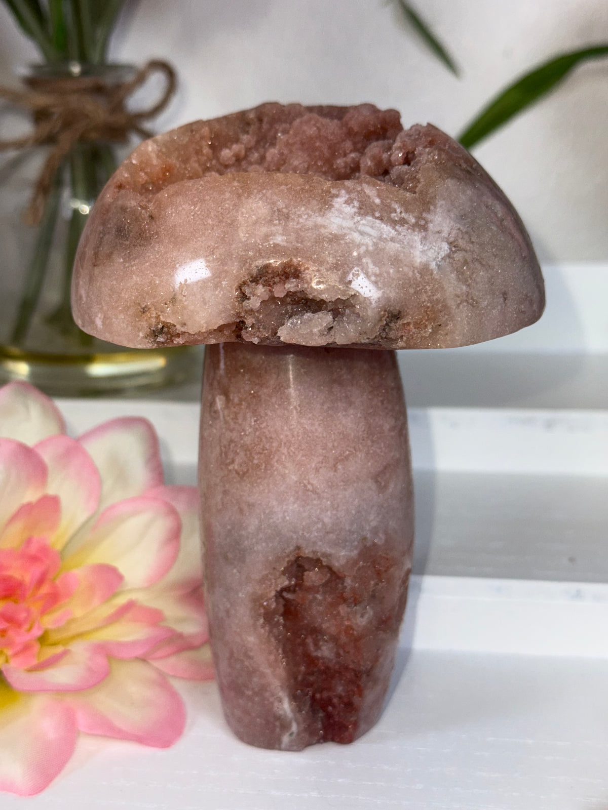 Pink Amethyst Mushroom A10058