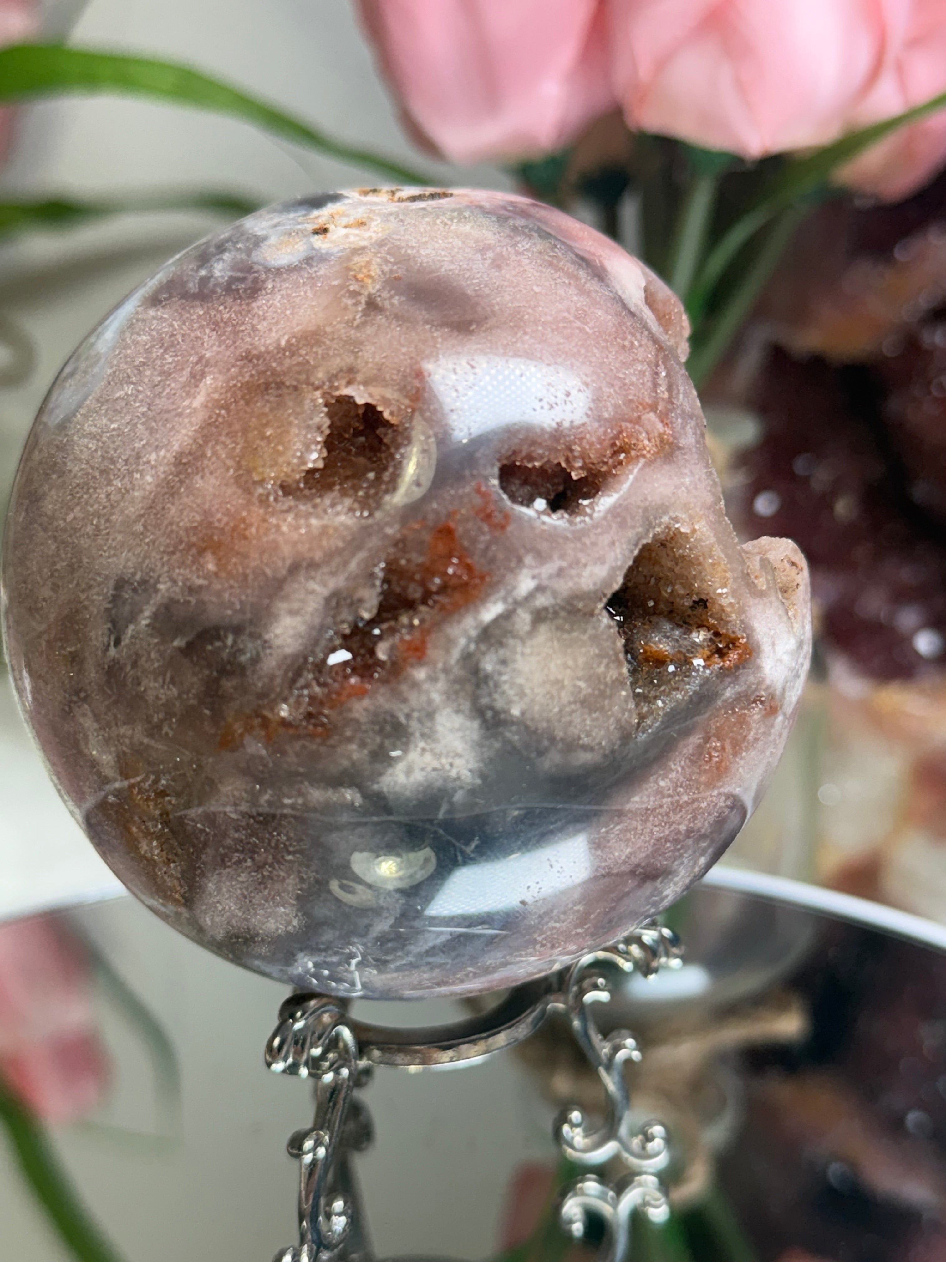 Pink Amethyst Sphere