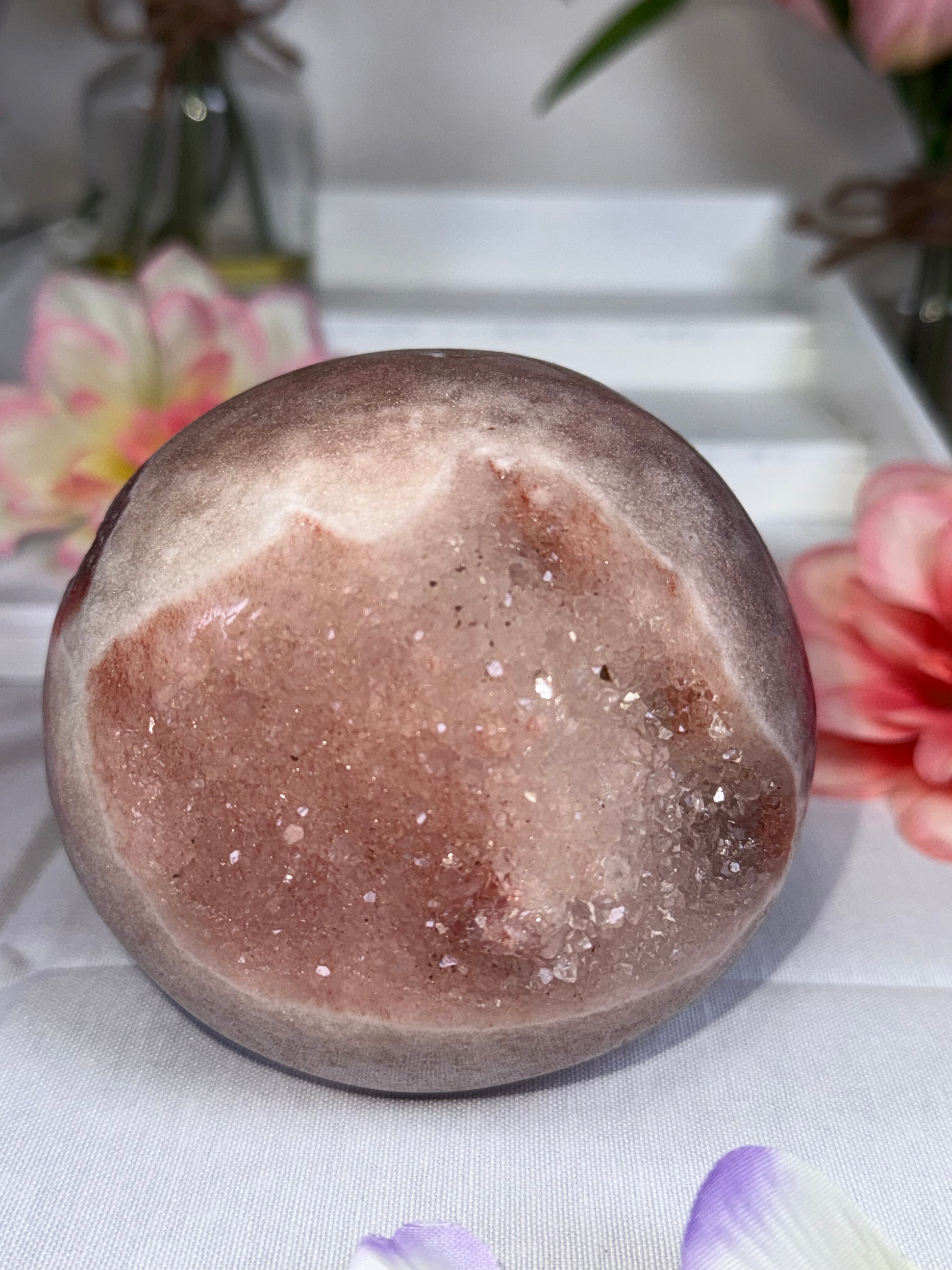 Pink Amethyst Mushroom A10050