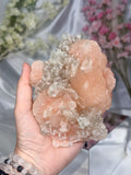Sugar Coated Green Apophyllite with Stilbite