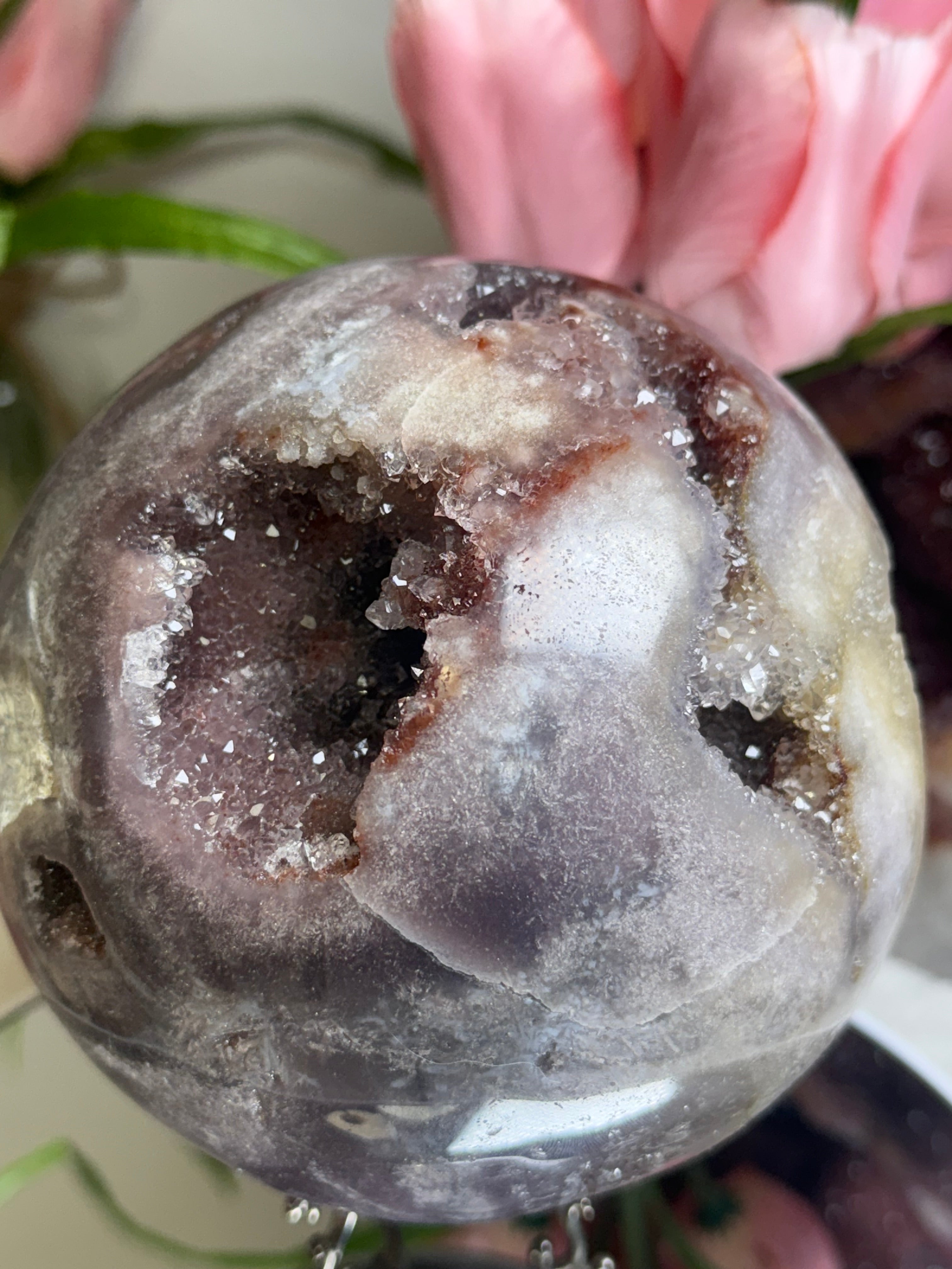 Pink Amethyst Sphere