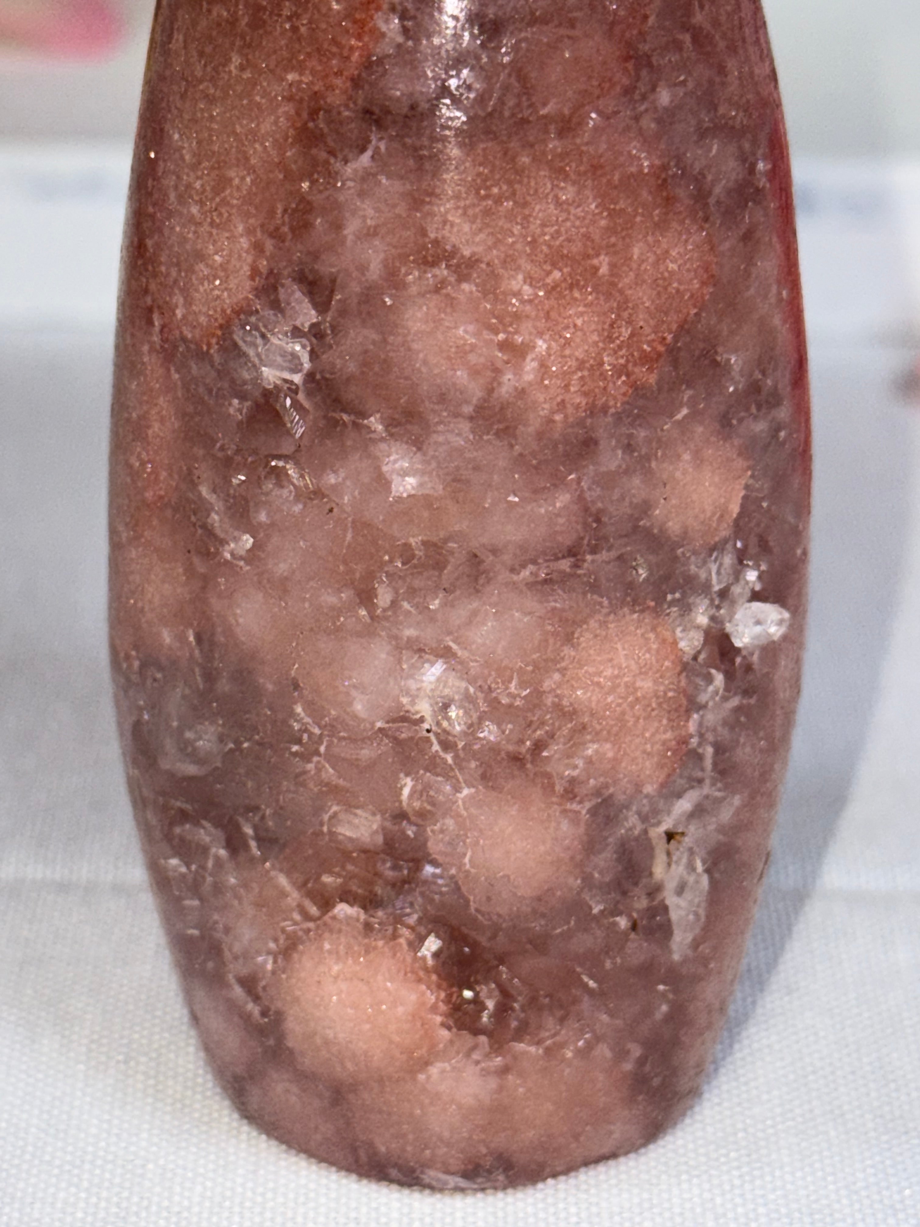 Pink Amethyst Mushroom A10056