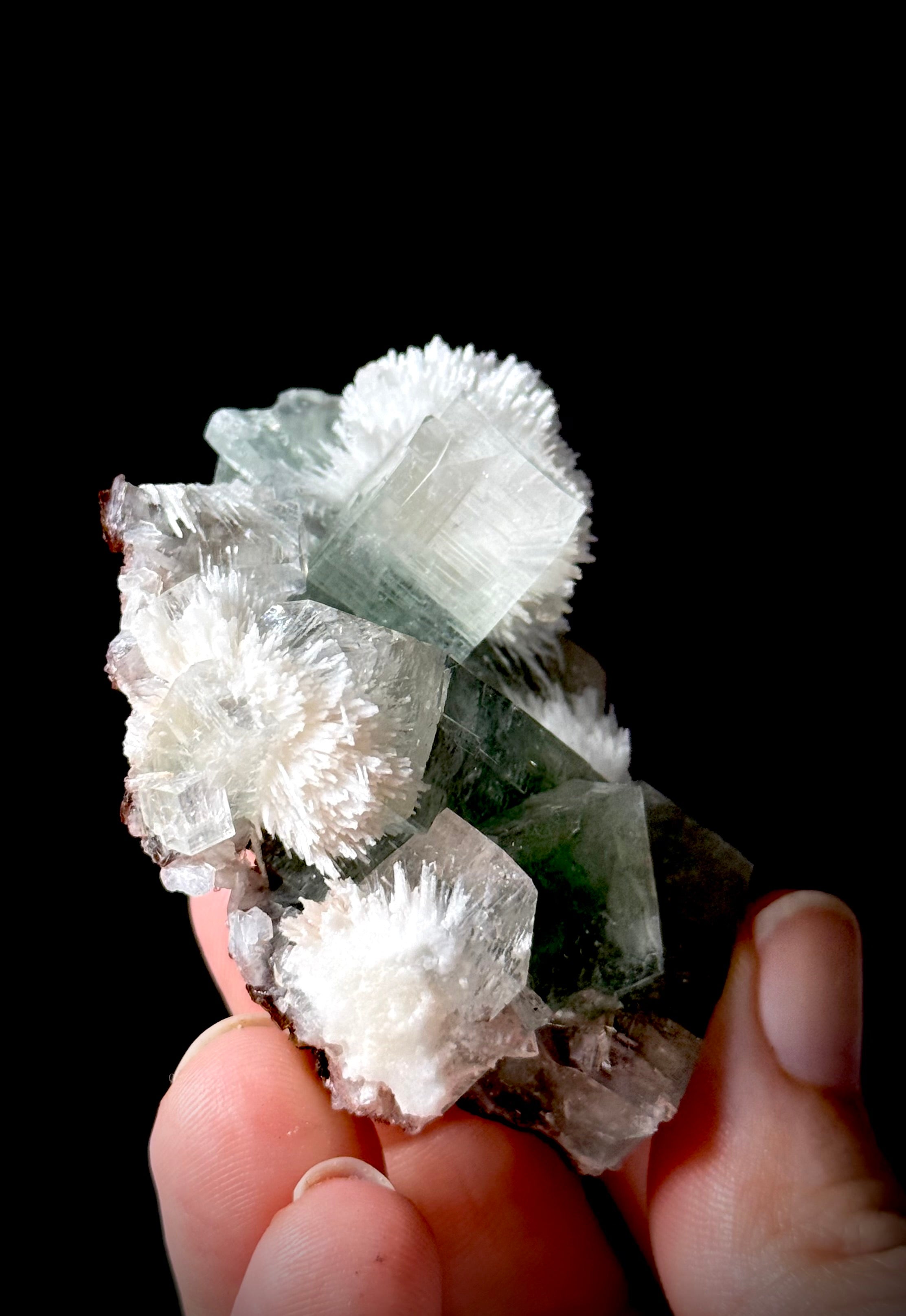 Green Apophyllite and Mordenite S15