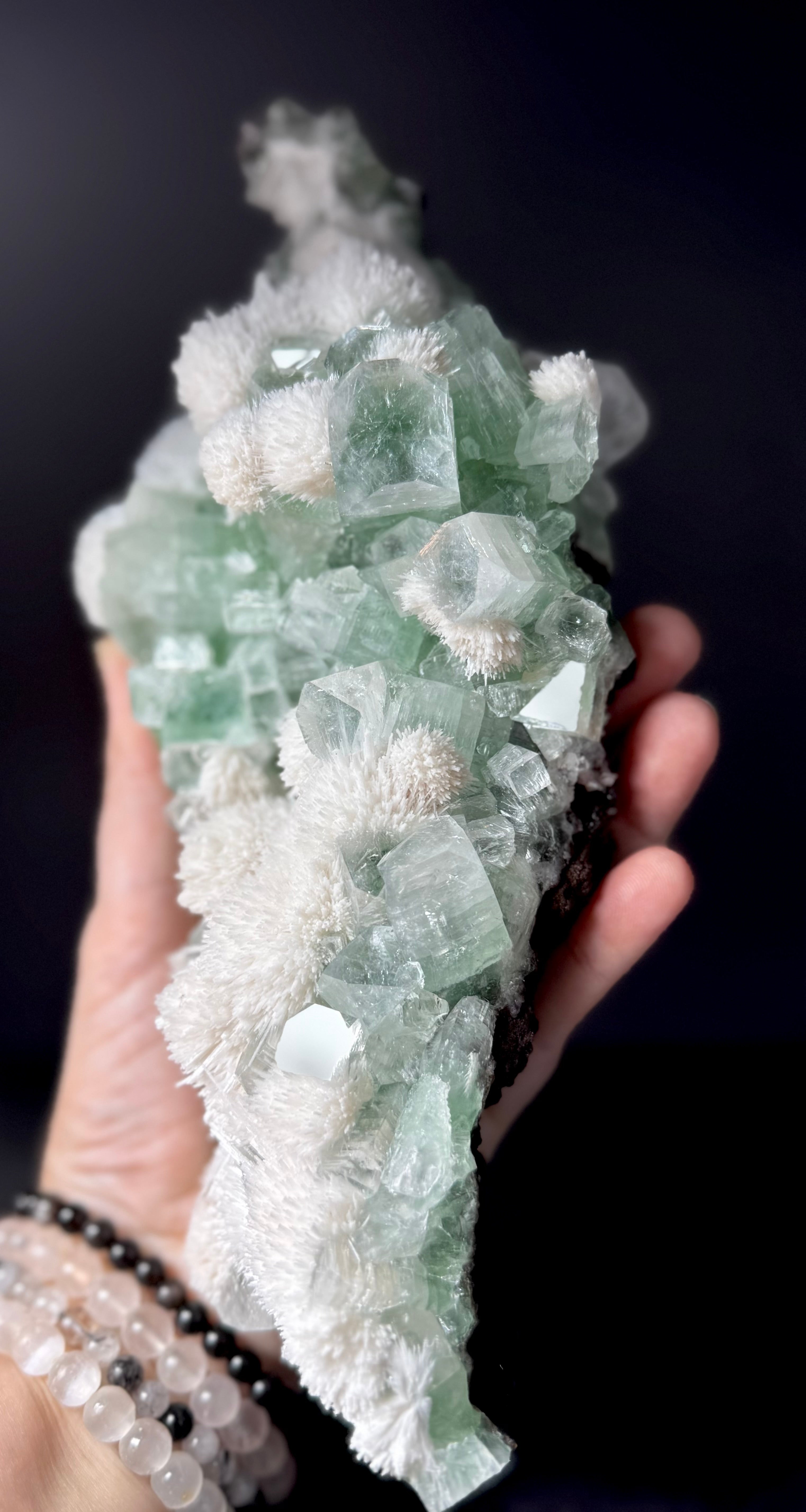 Green Apophyllite and Mordenite S14