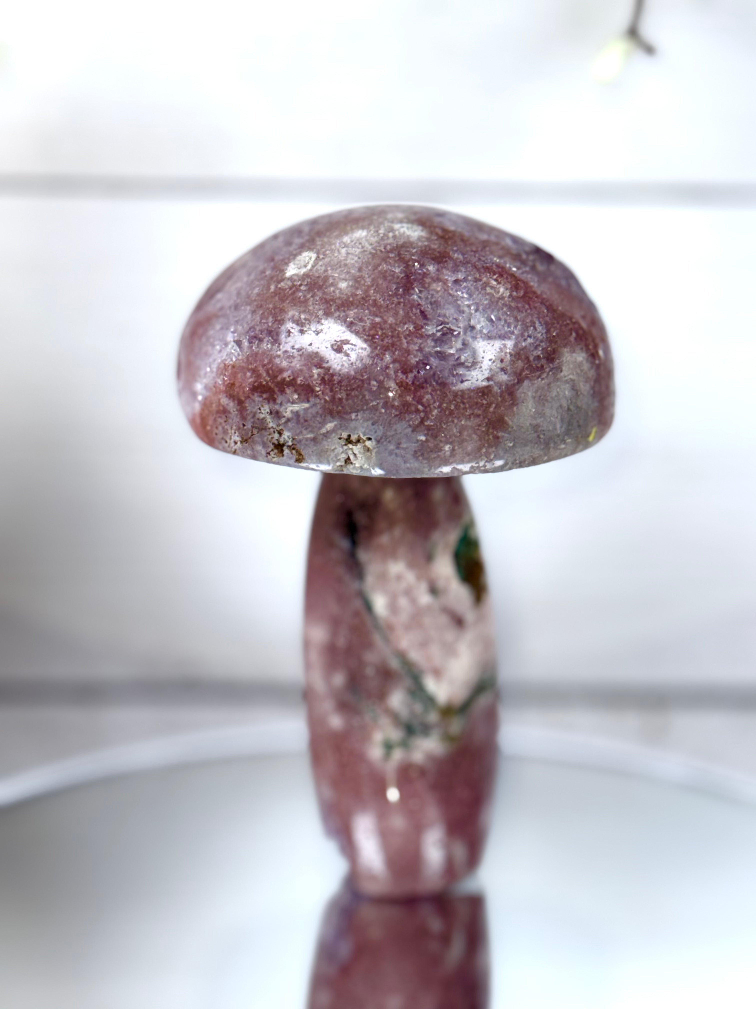 Pink Amethyst Mushroom A10089