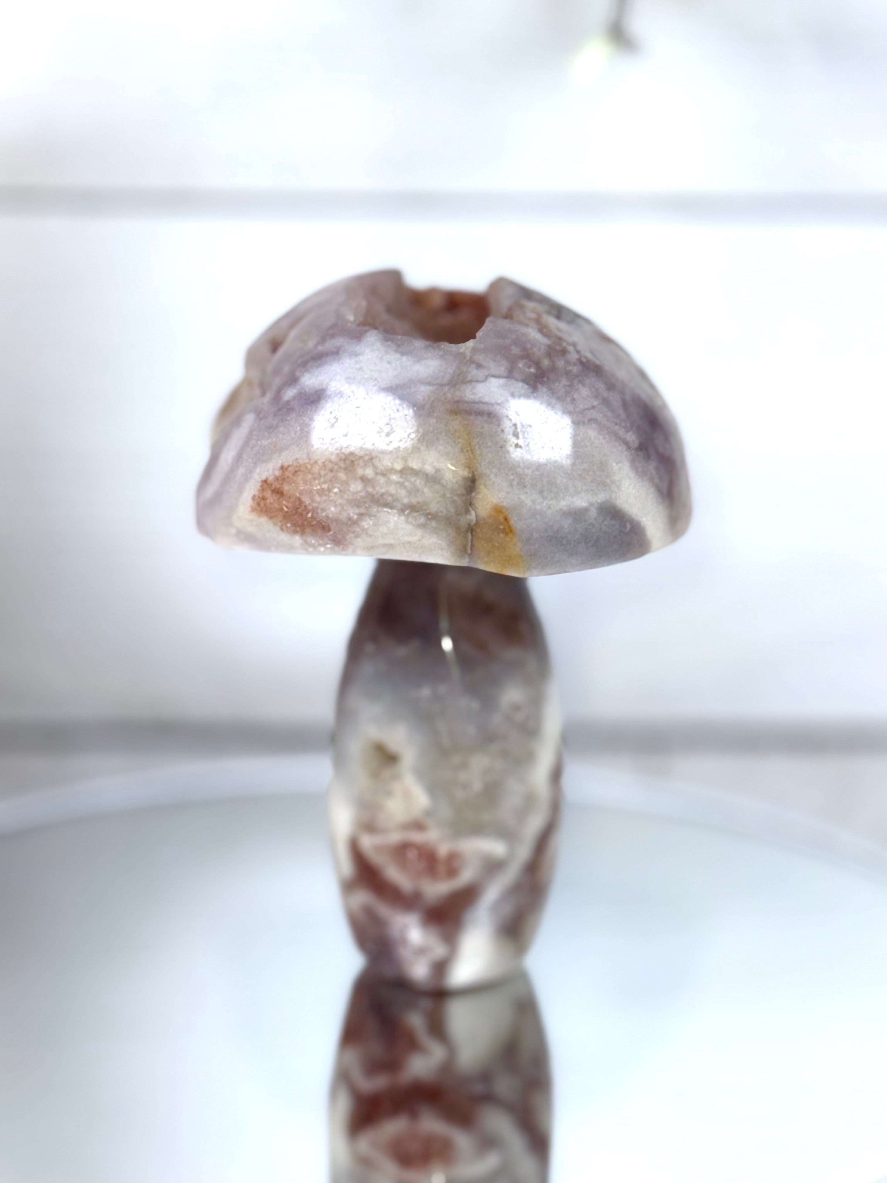 Pink Amethyst Mushroom A10086