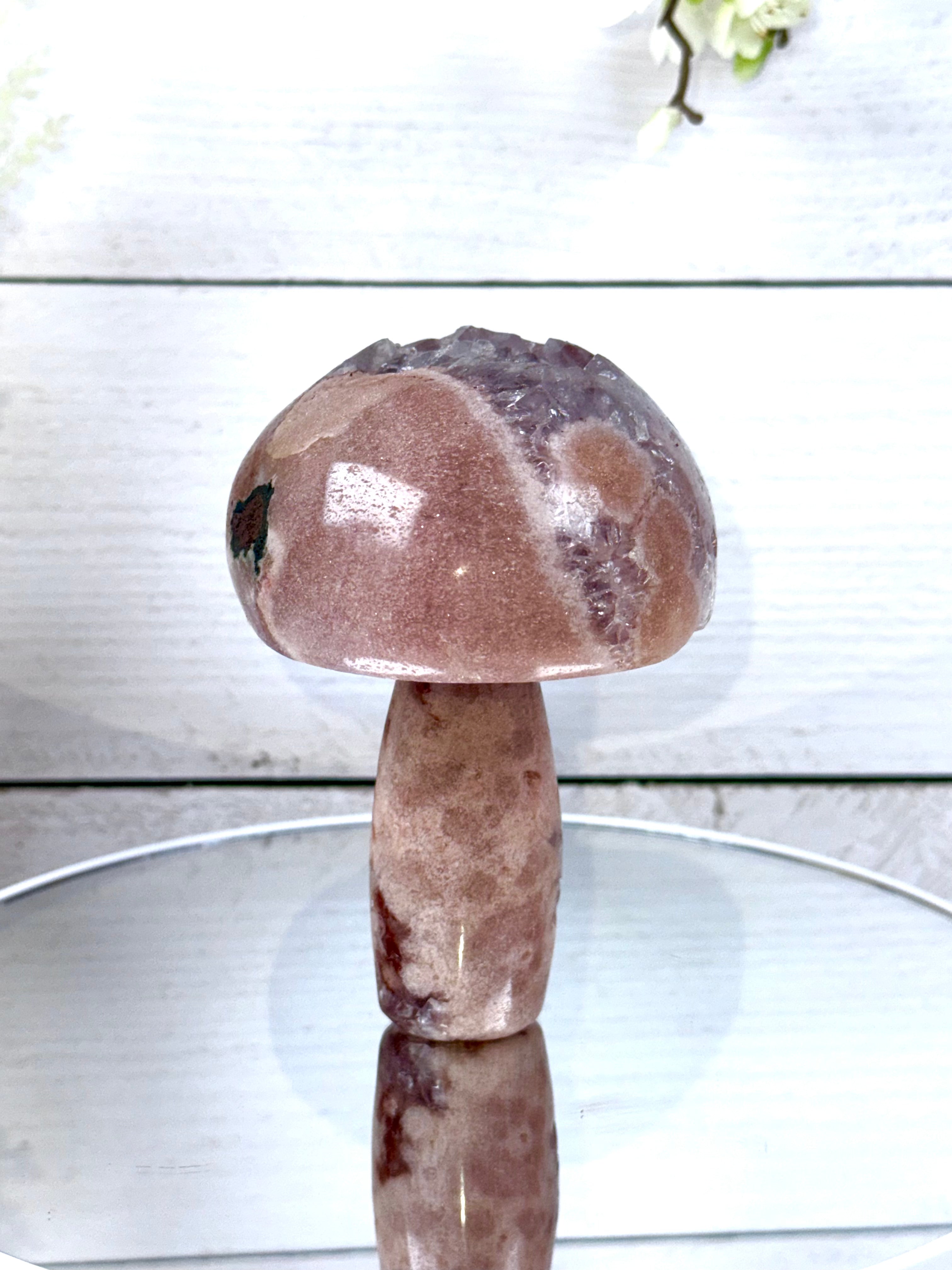 Pink Amethyst Mushroom A10096