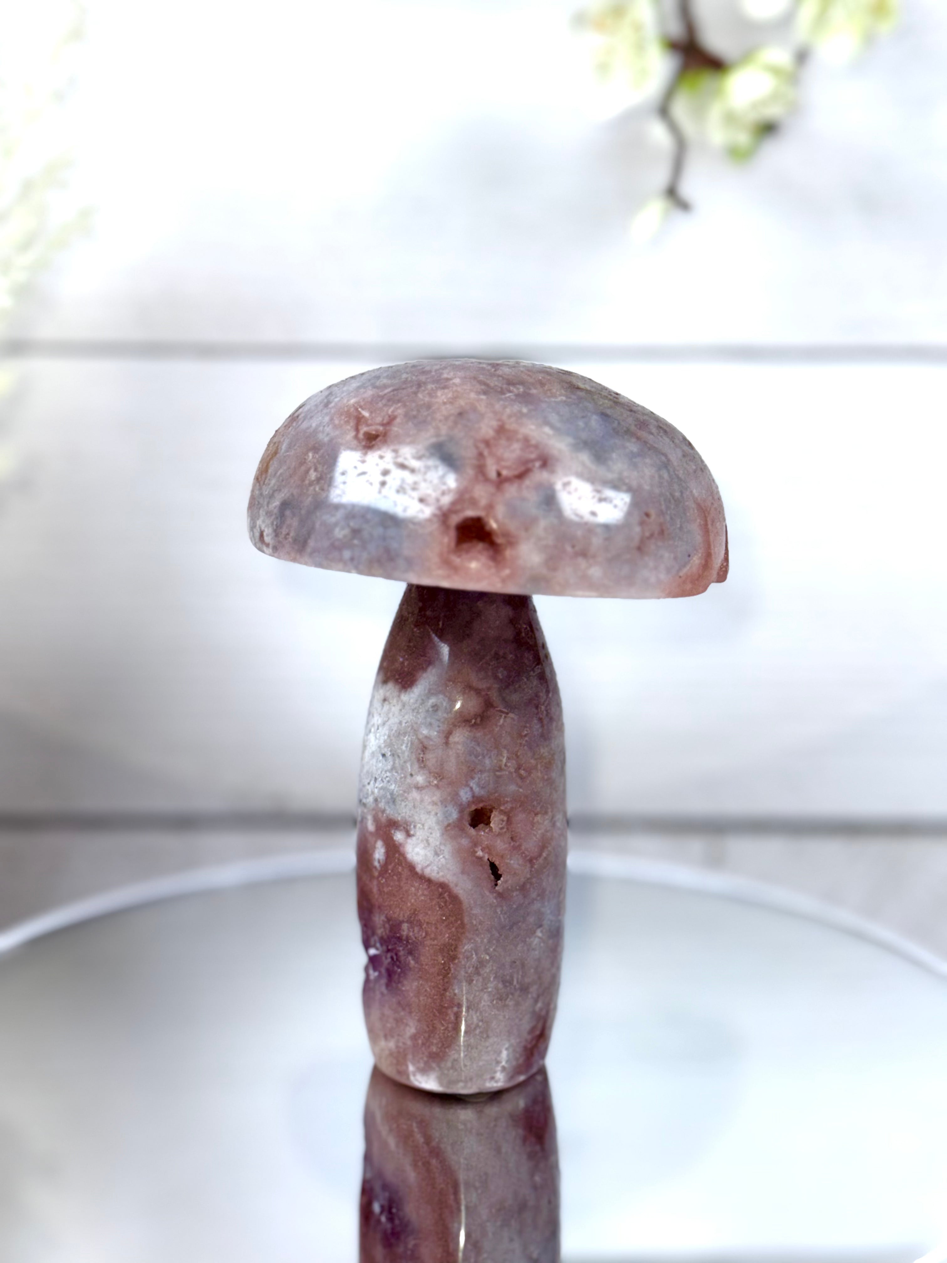 Pink Amethyst Mushroom A10092
