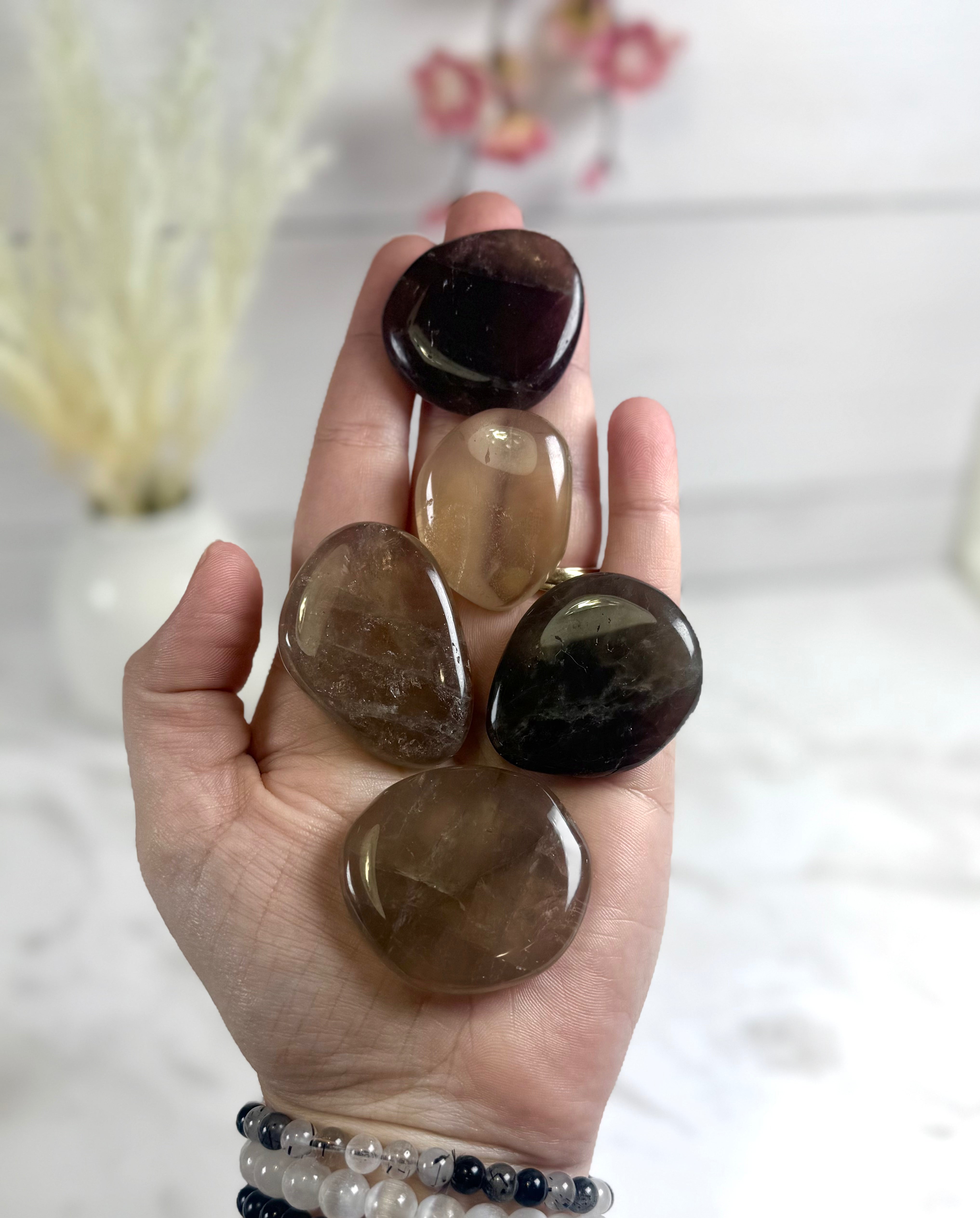 Smoky Quartz Flat Stone