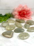 Gray Moonstone Flat Stone
