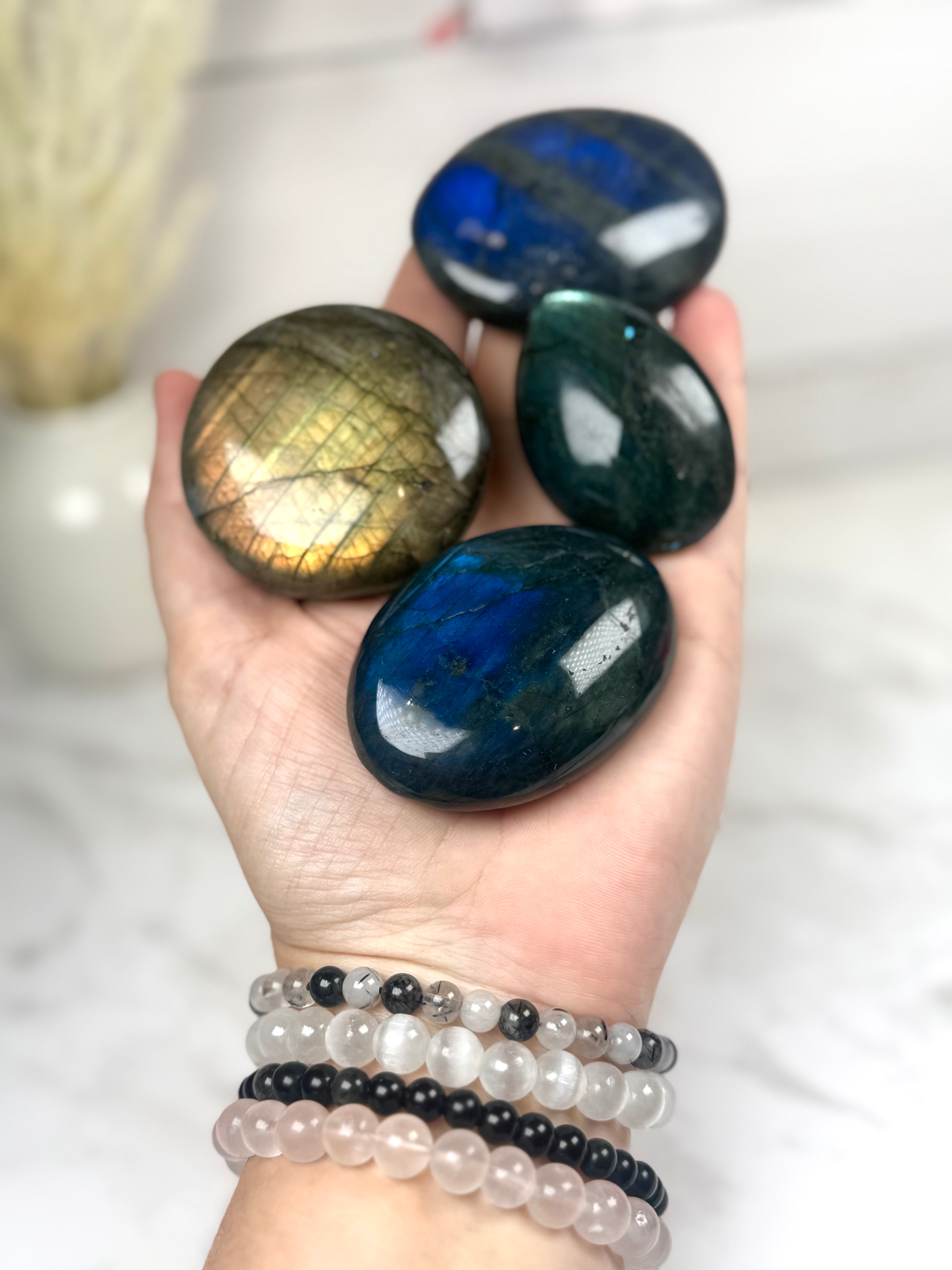 Labradorite Palm Stone