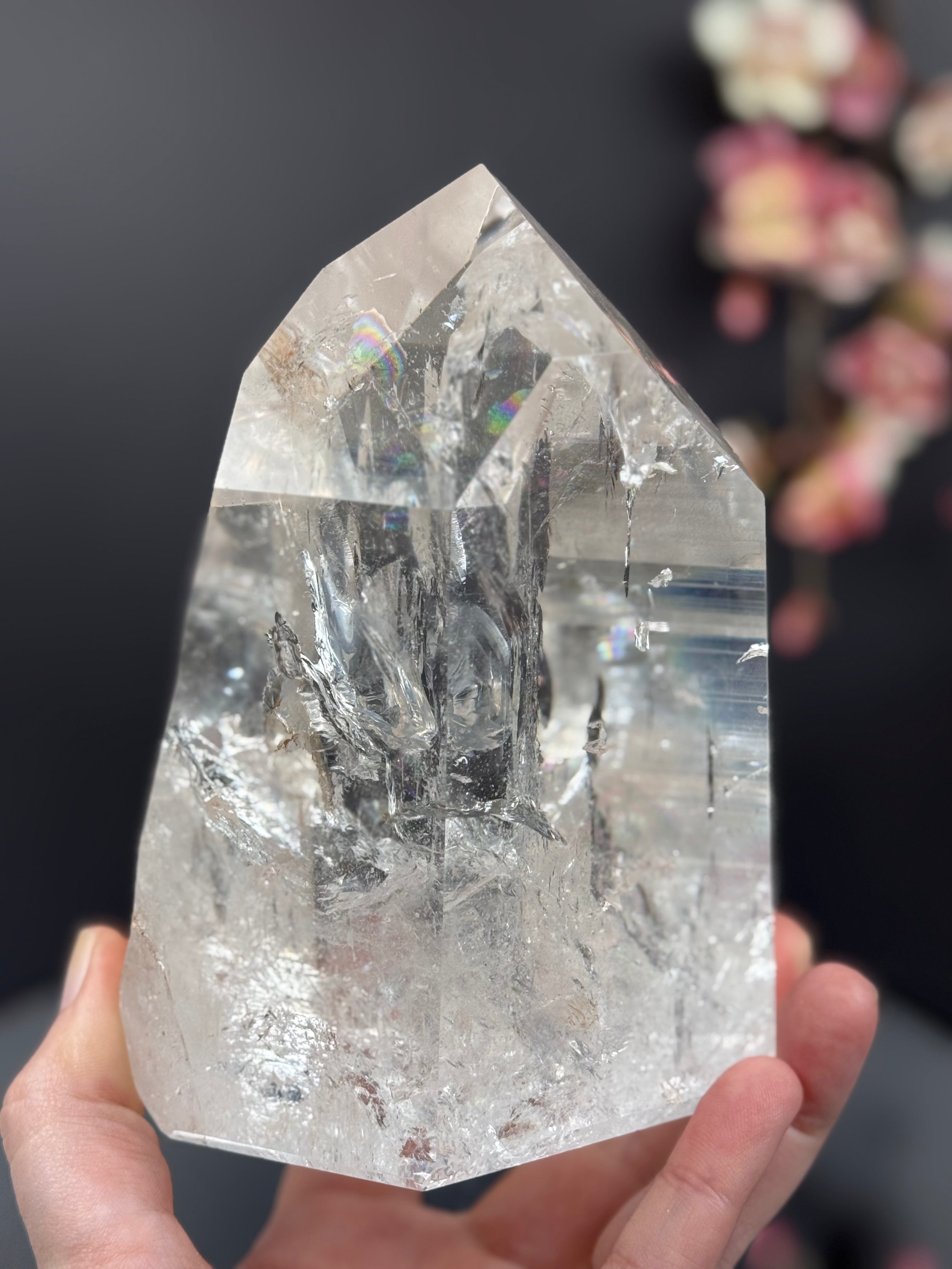 Collector-Grade Clear Quartz Tower V1.8