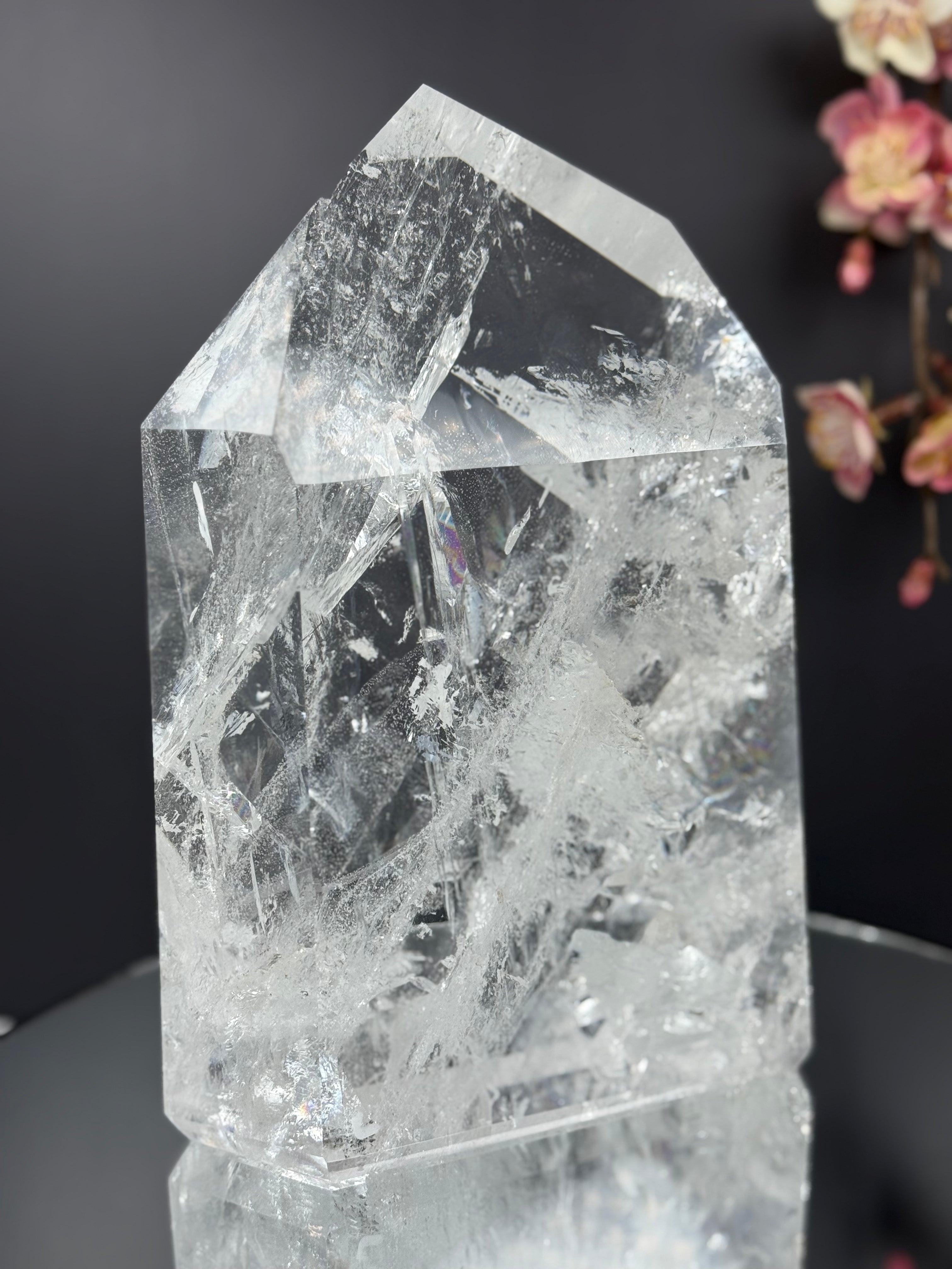 Collector-Grade Clear Quartz Tower V1.12