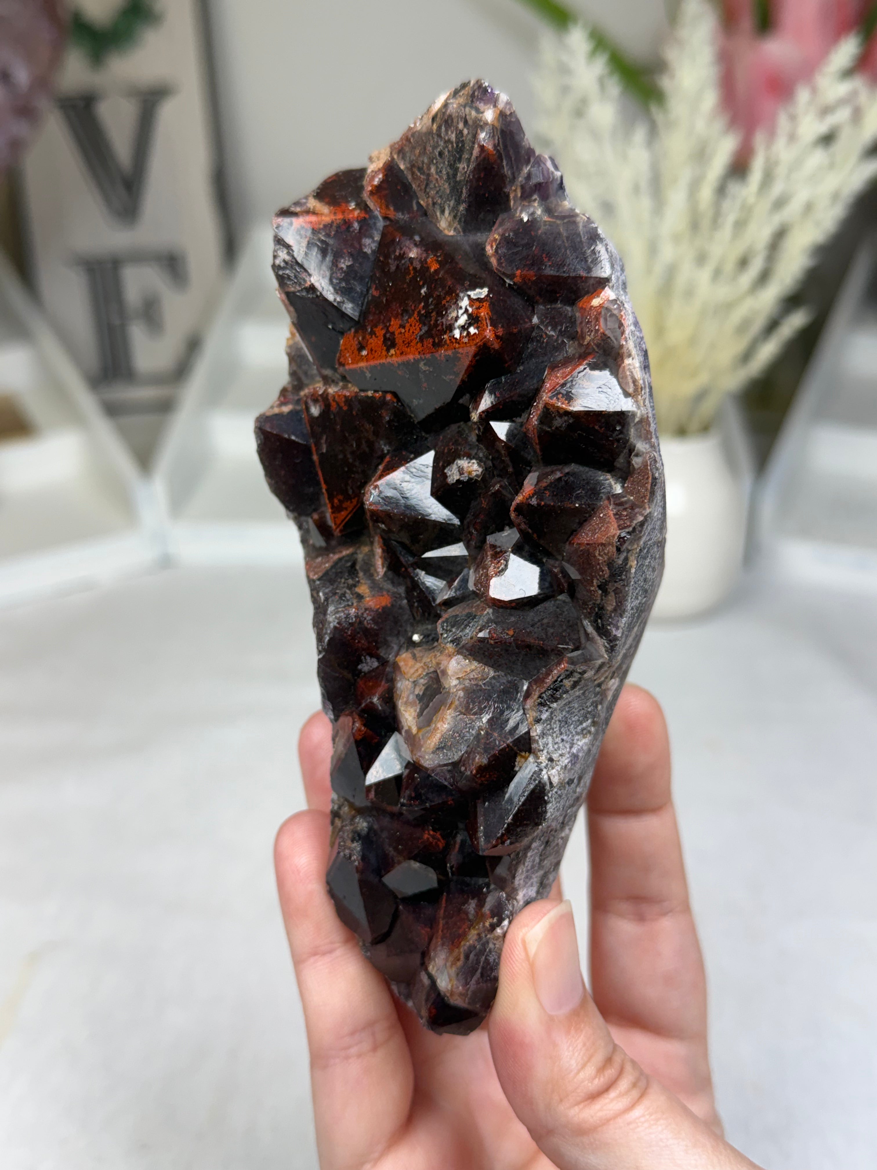 Hematite Included Amethyst