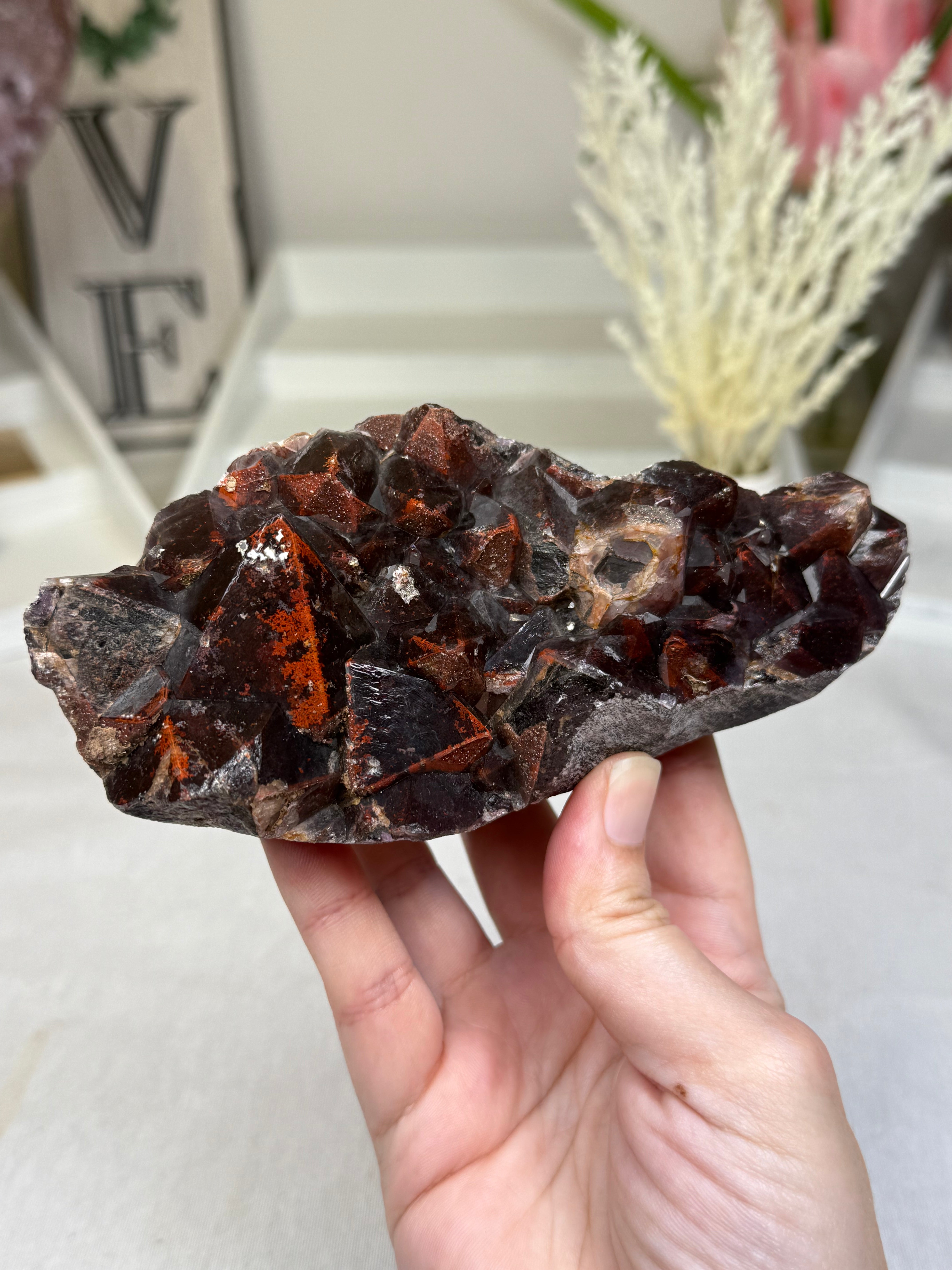 Hematite Included Amethyst