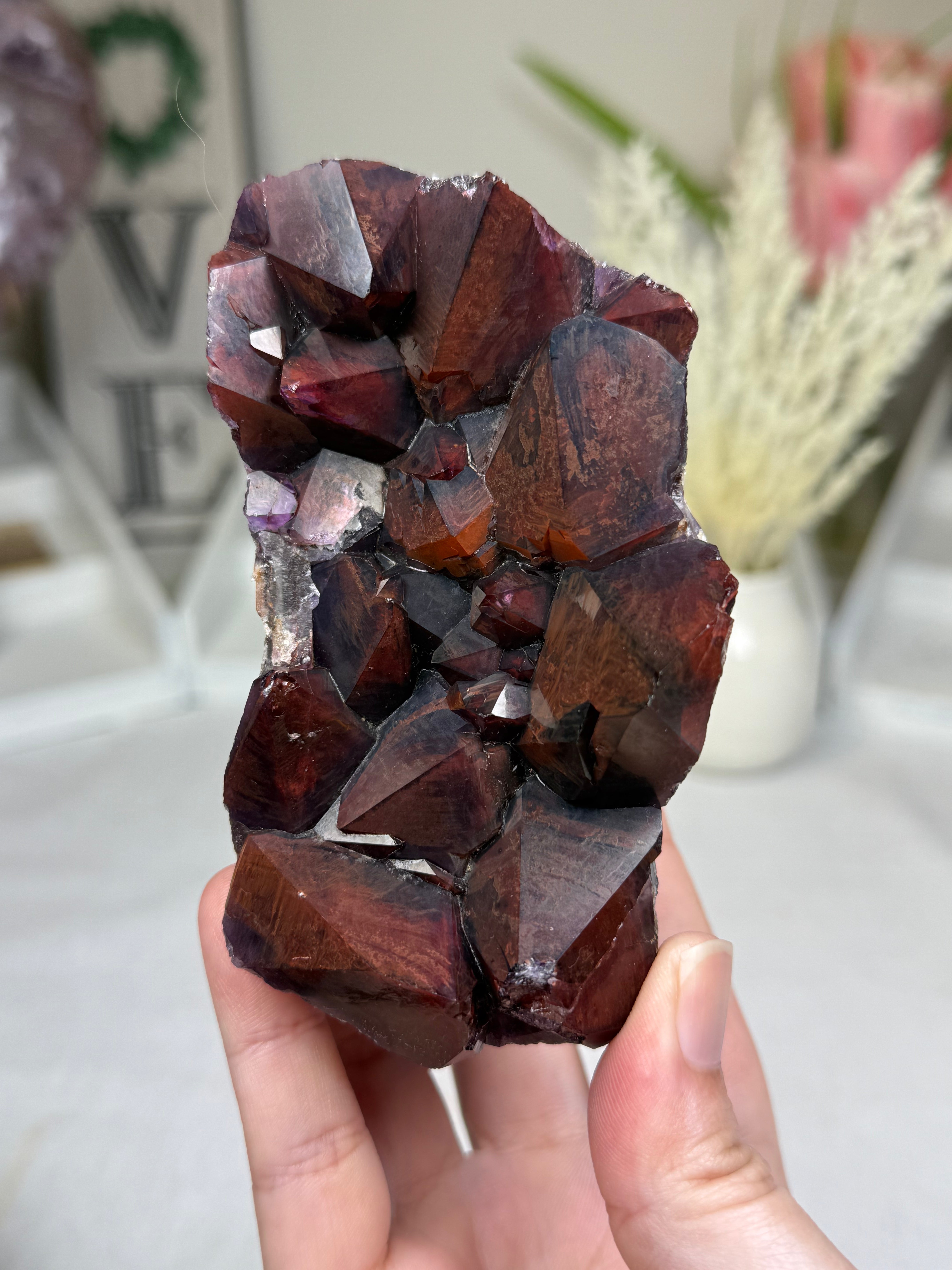 Hematite Included Amethyst