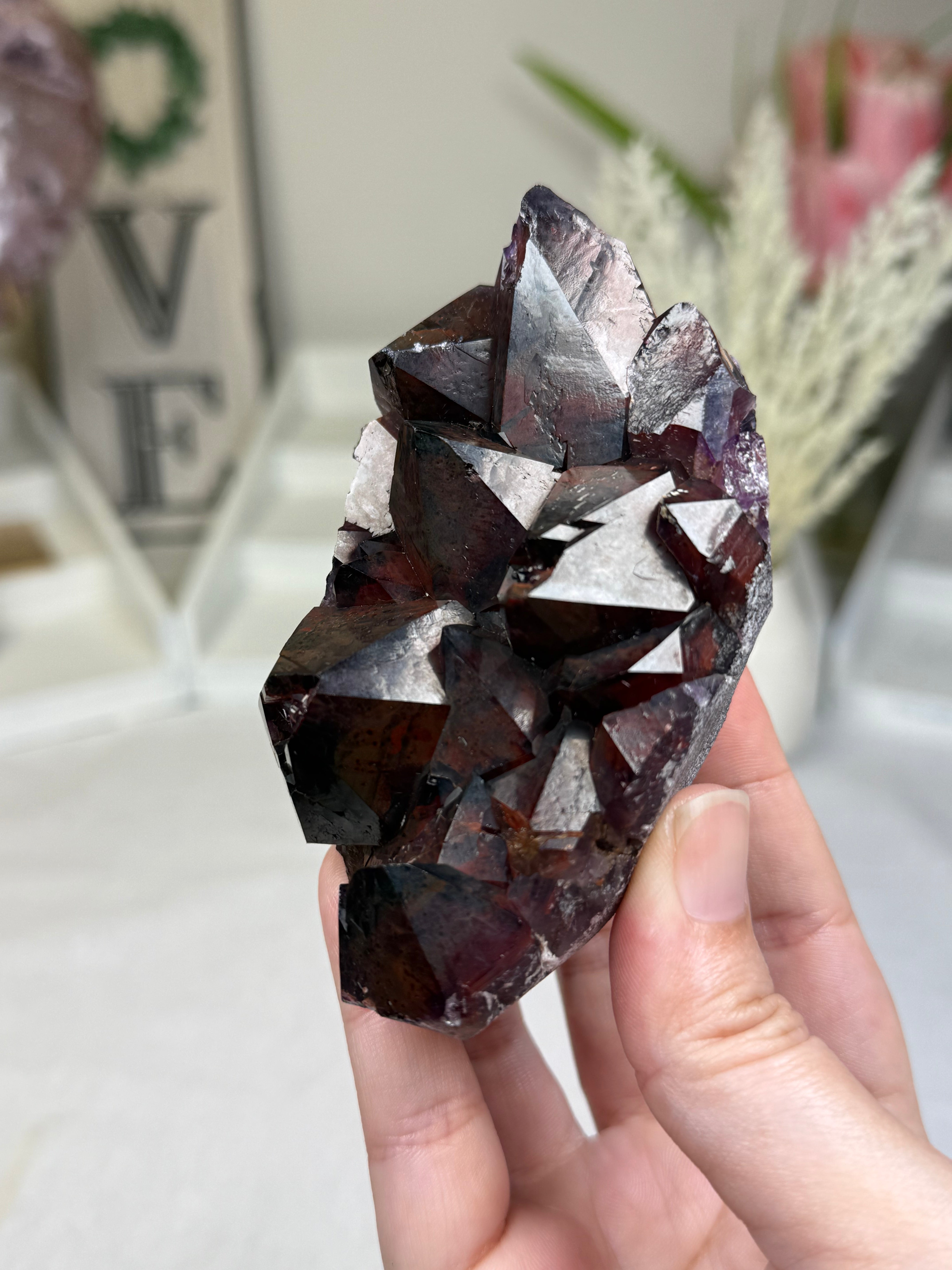 Hematite Included Amethyst