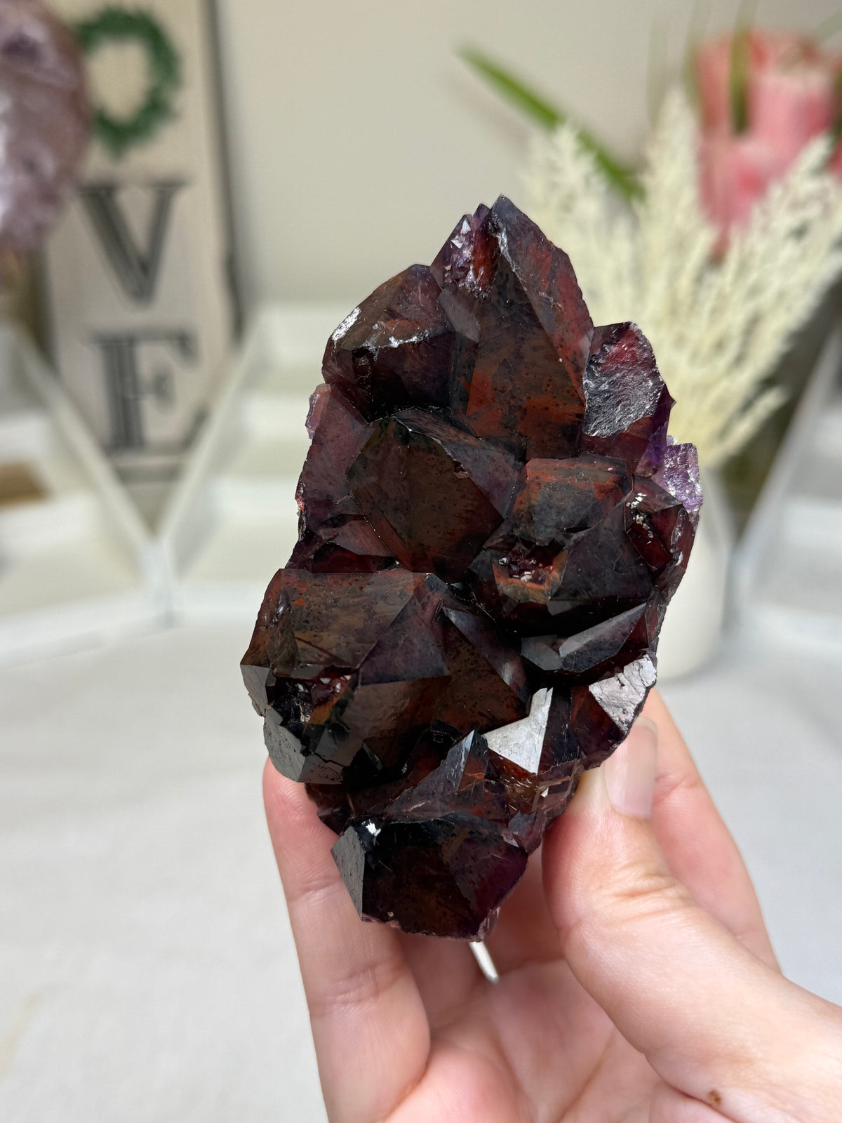 Hematite Included Amethyst