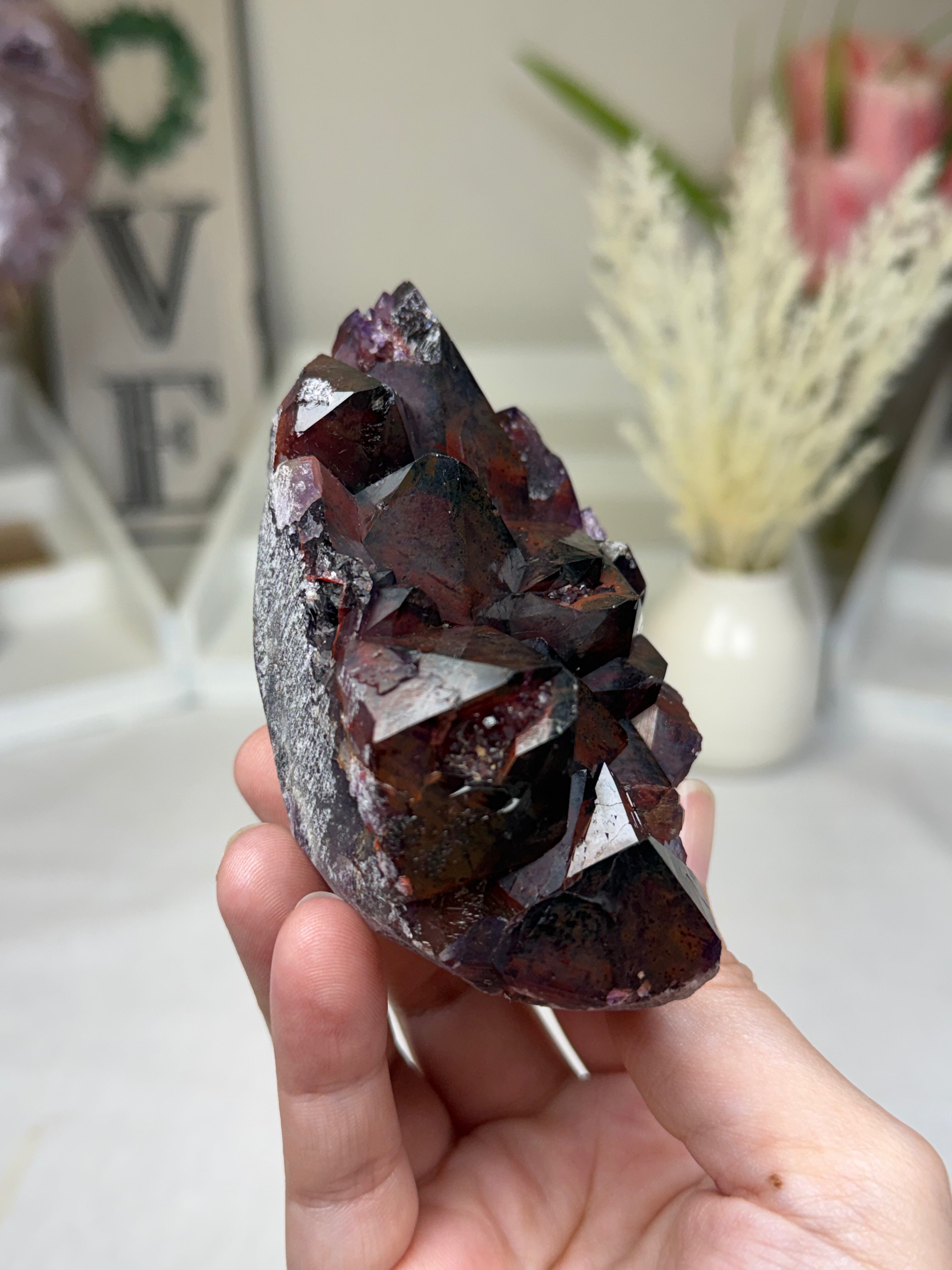 Hematite Included Amethyst