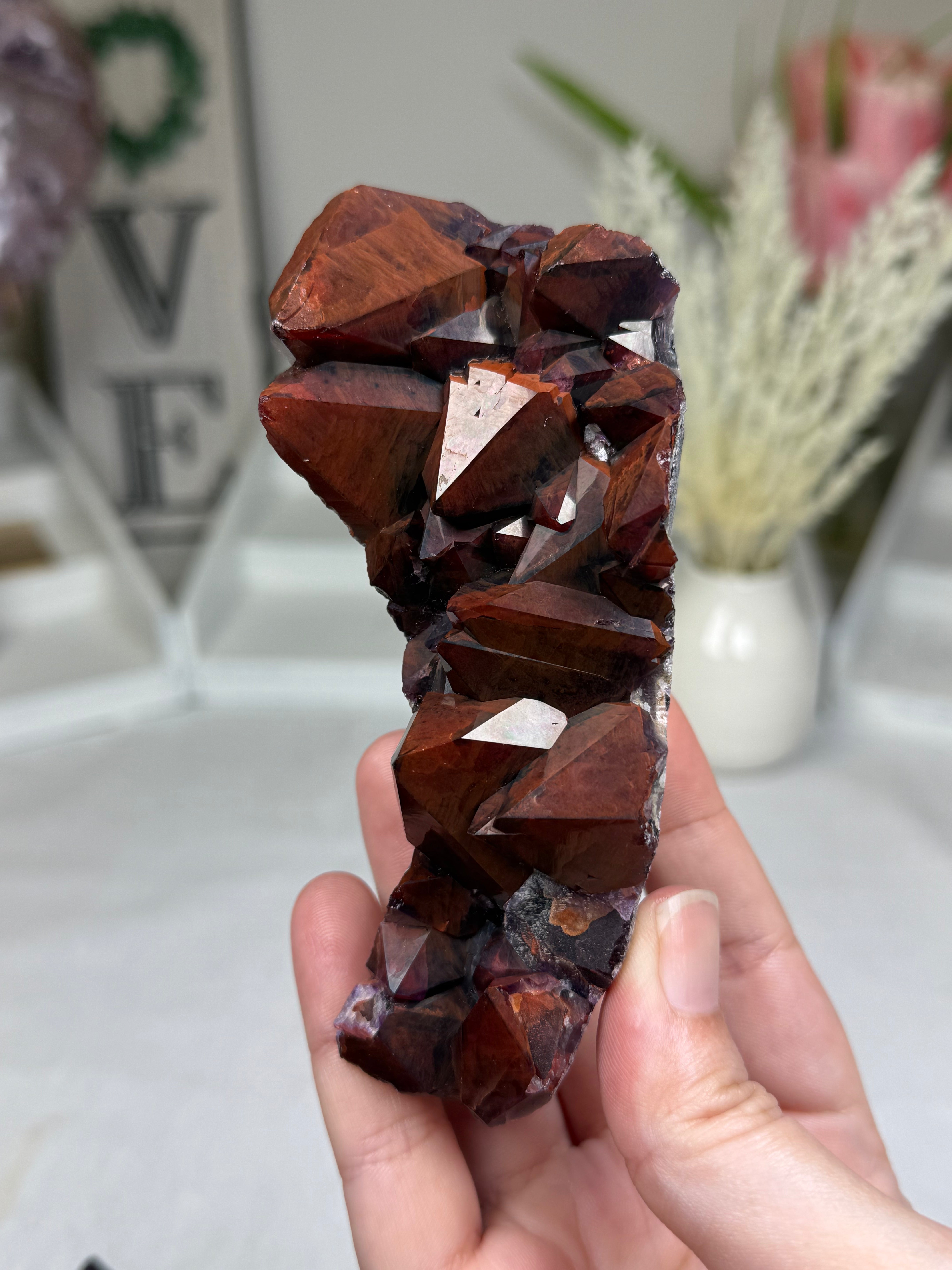 Hematite Included Amethyst