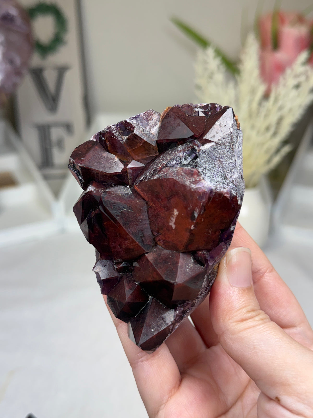 Hematite Included Amethyst