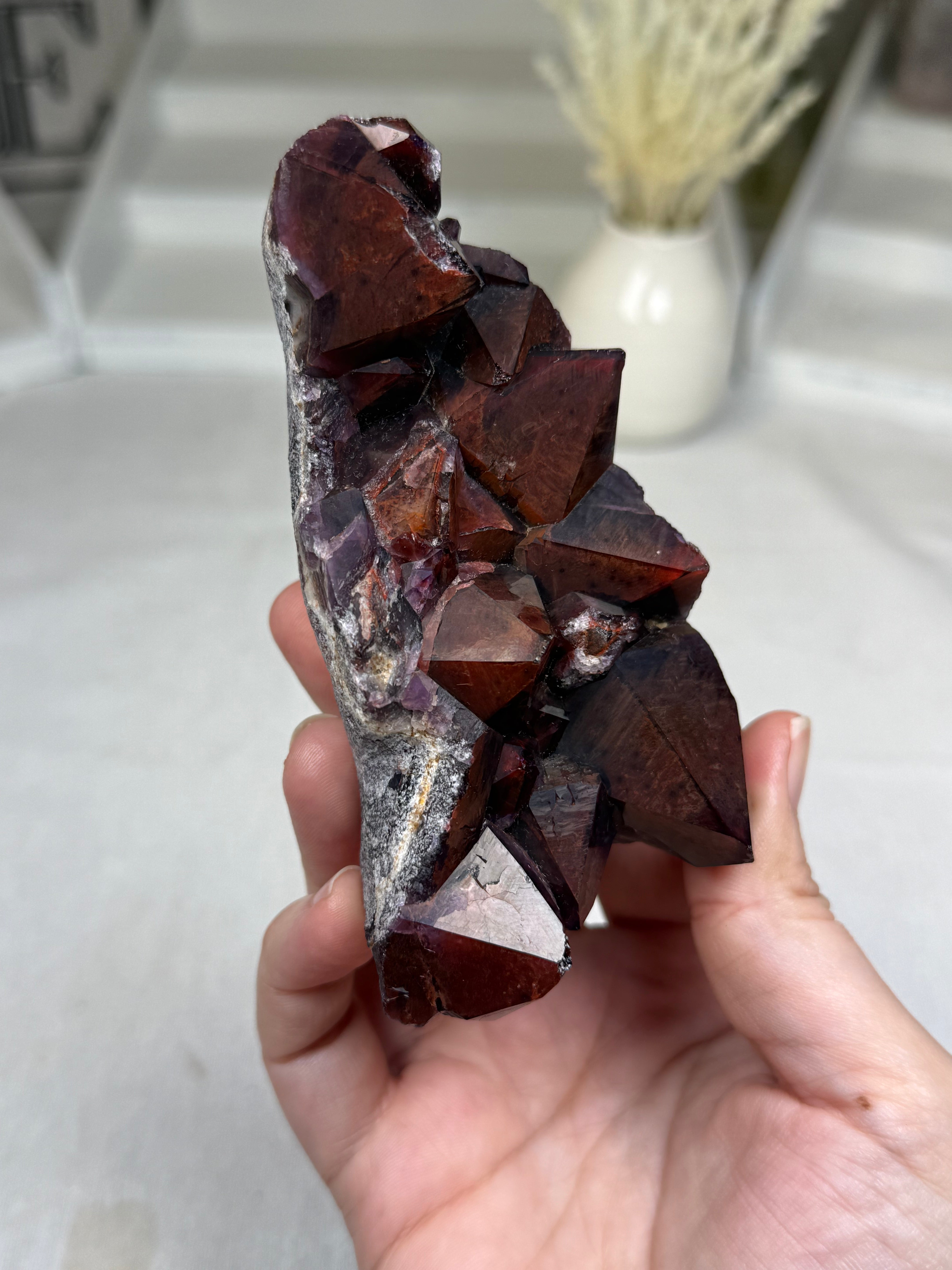 Hematite Included Amethyst