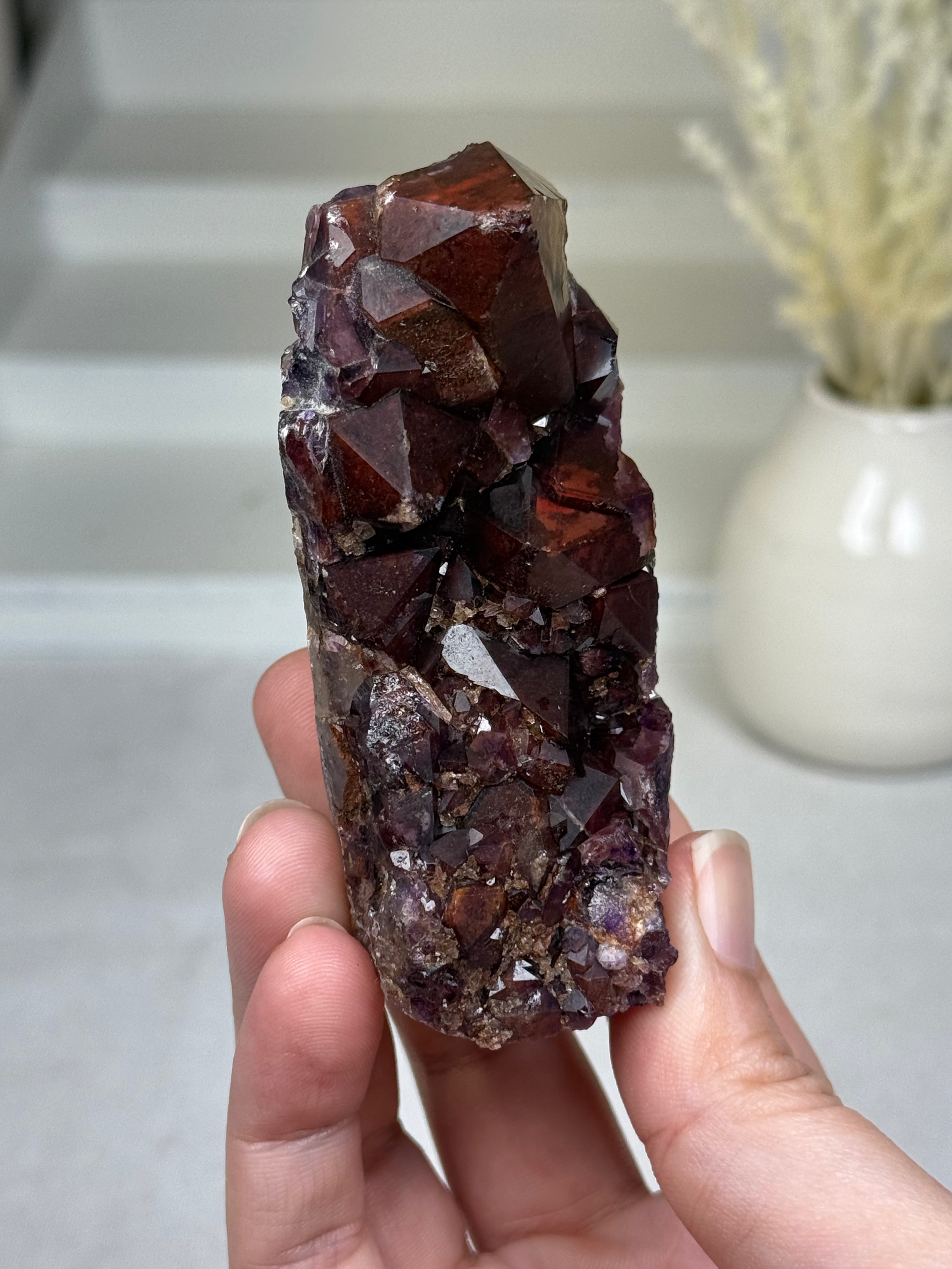 Hematite Included Amethyst