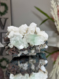 Yellow and Green Zoned Apophyllite with Mordenite