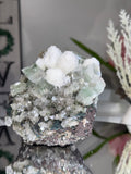 Yellow and Green Zoned Apophyllite with Mordenite