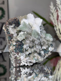 Yellow and Green Zoned Apophyllite with Mordenite