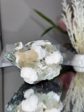 Yellow and Green Zoned Apophyllite with Mordenite