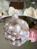 Flower Agate Turtle Carving 7.210