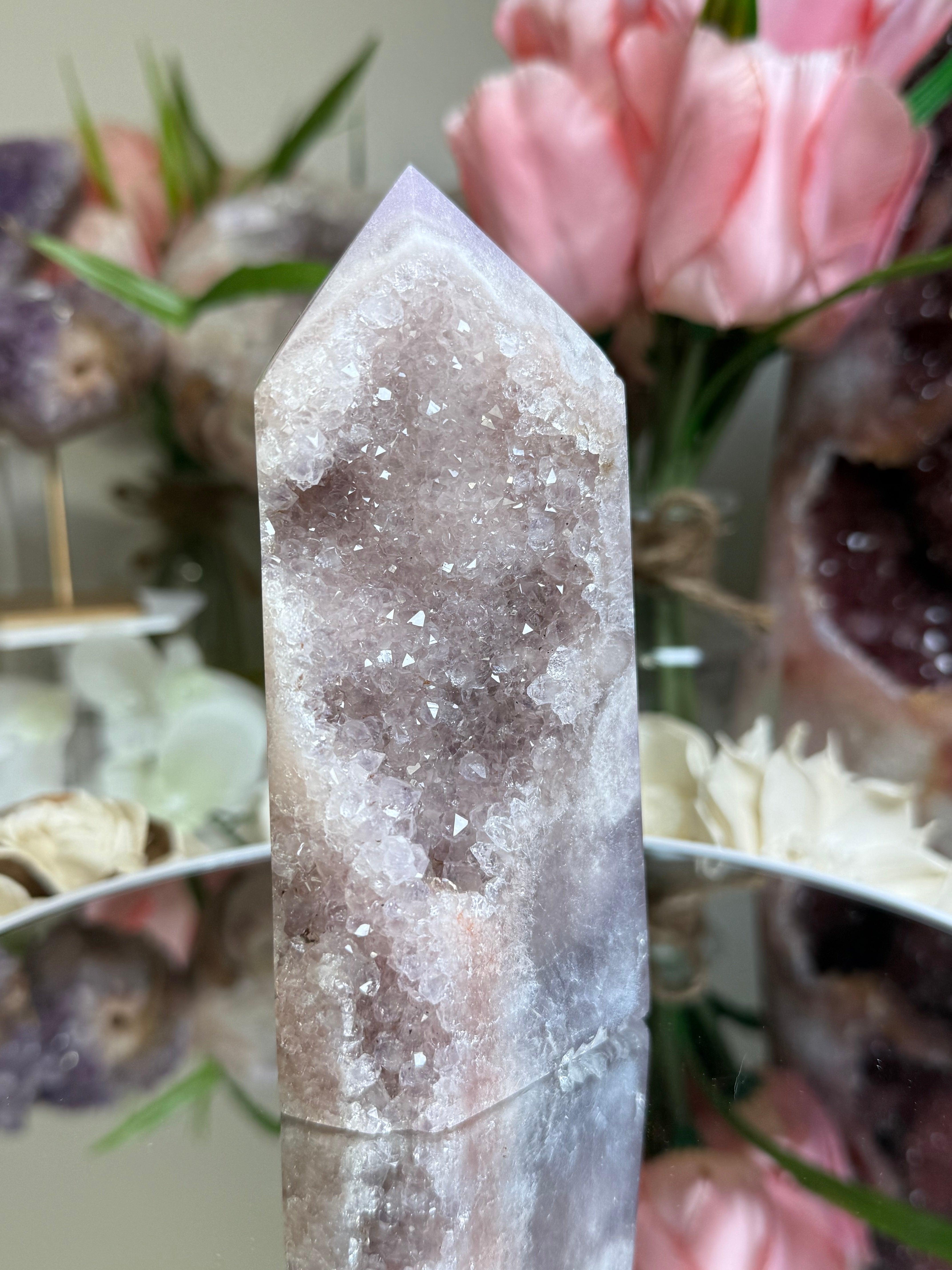 Pink Amethyst Tower L9028