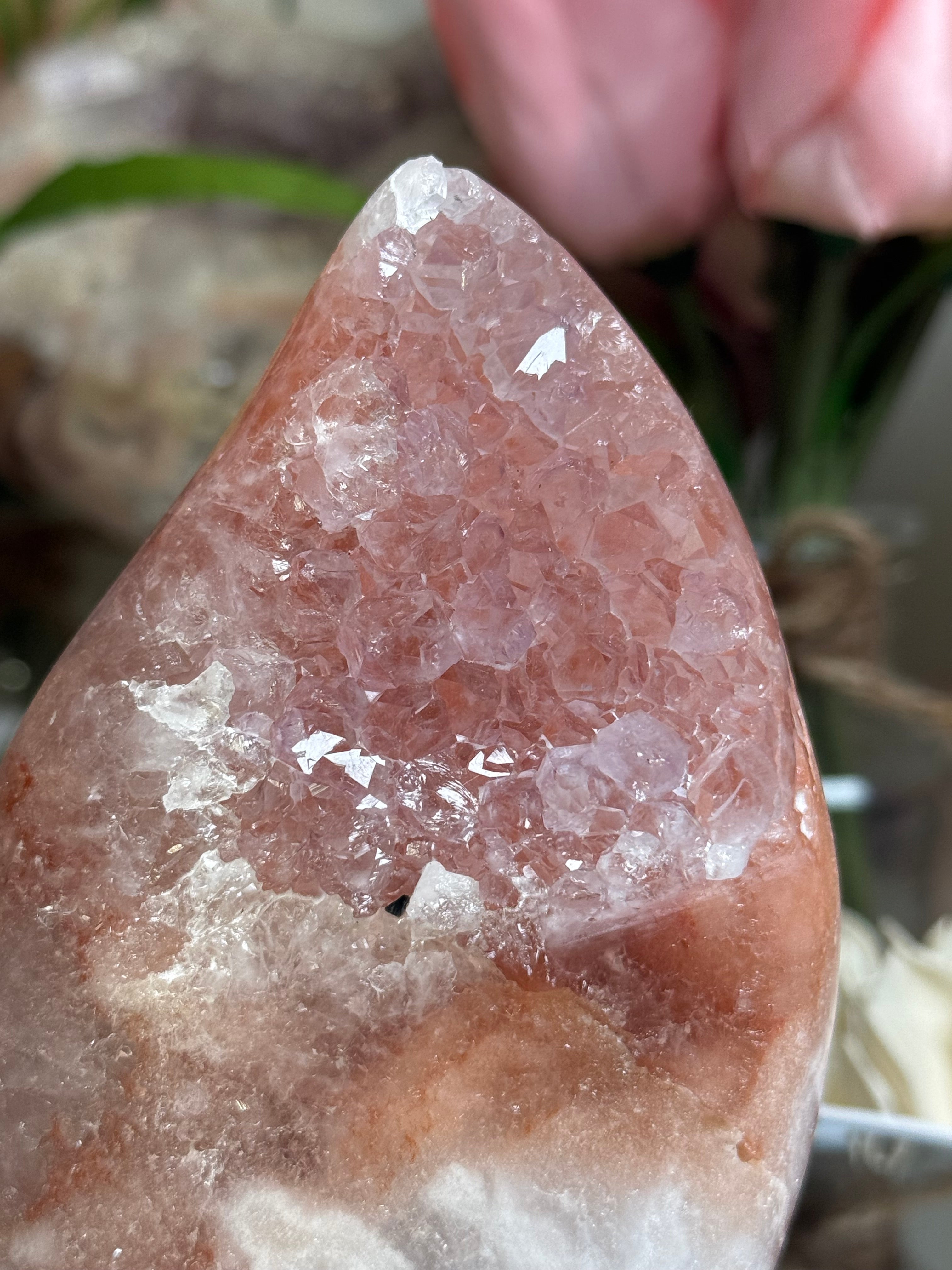 Pink Amethyst Flame A802