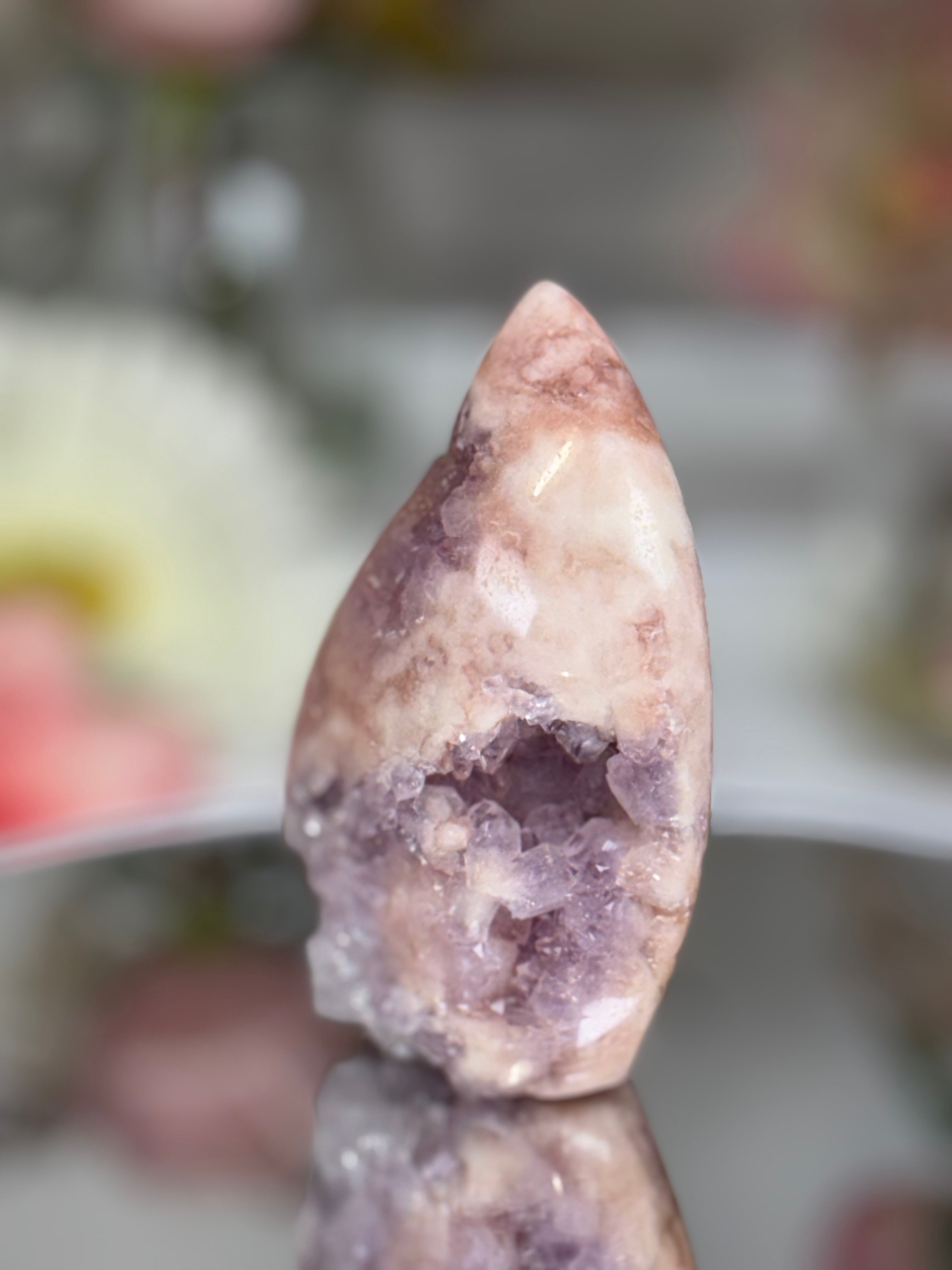 Pink Amethyst Flame A10306